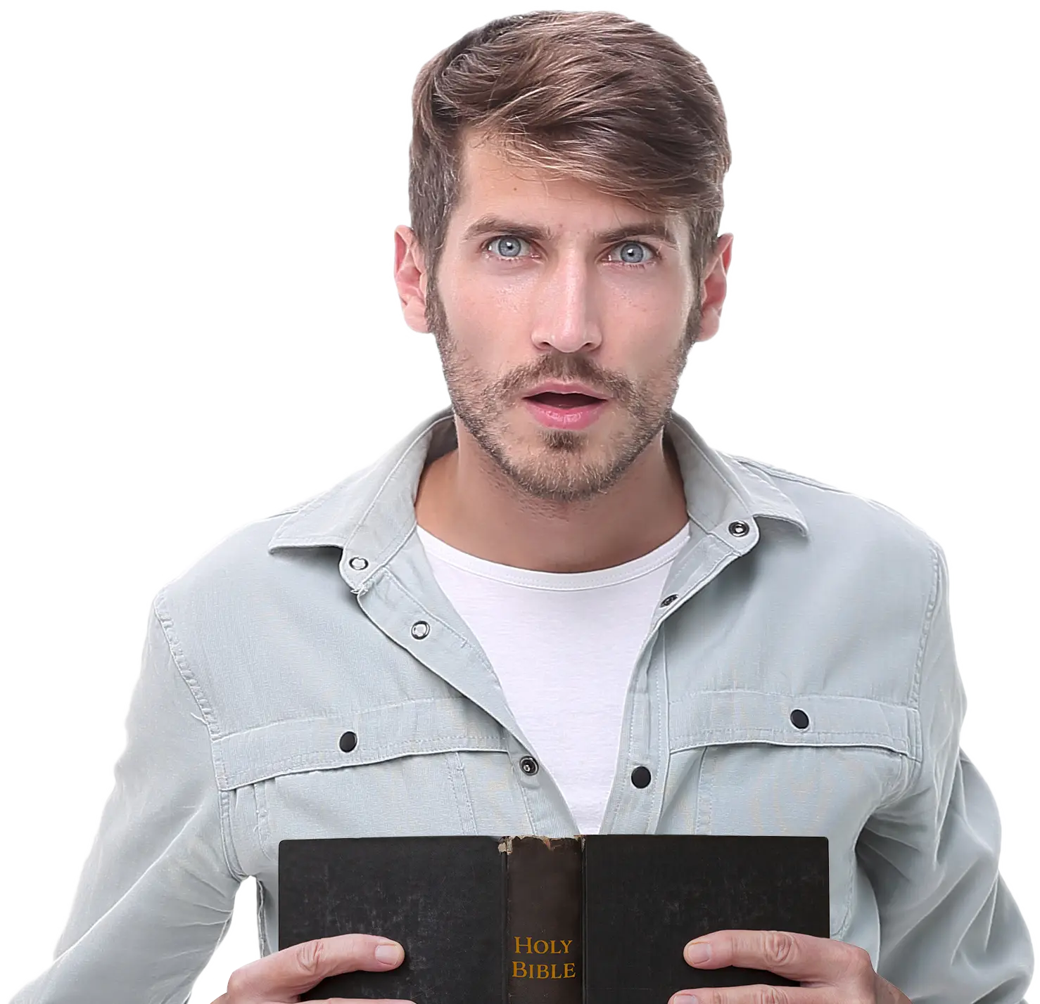 Man with Bible